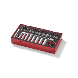 TENG 87PCE 1/4" DR. SOCKET & BITS SET (EVA) - TEA-TRAY