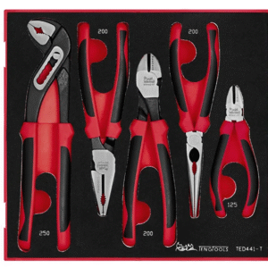 TENG 5PCE MB TPR GRIP PLIER SET - TED-TRAY