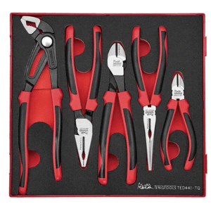 TENG 5PCE PLIER SET TPR GRIP Q EVA2
