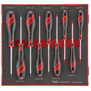 TENG 9PCE MD TX SCREWDRIVER SET 6-30 - TED-TRAY
