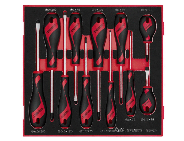 TENG 11PCE MD SCREWDRIVER SET - TED-TRAY