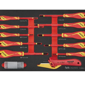 TENG 15PCE INSULATED SCREWDRIVER & KNIFE SET EVA3