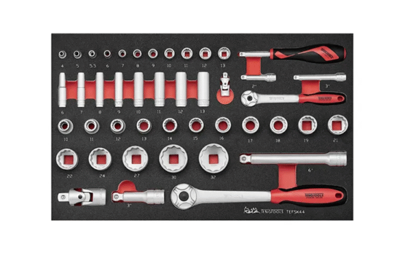 TENG 44PCSOCKET SET 1/4" AND 1/2" DRIVE