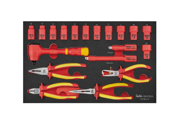 TENG 19PCE INSULATED SOCKET & PLIERS SET EVA3