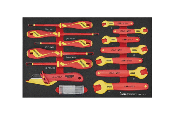 TENG 17PCE INSULATED SPANNER & SCREWDRIVER SET EVA3