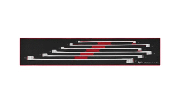 TENG 6PCE LONG RING SPANNER SET - TEX-TRAY