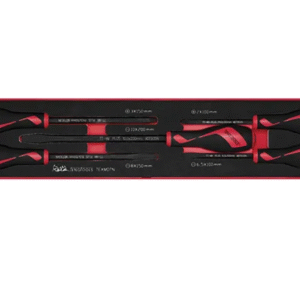 TENG 5PCE POWER THRU SCREWDRIVER SET - TEX-TRAY