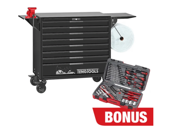 TENG 1008PCE PRO35 MM/AF WORK STATION TOOL KIT (BLACK)