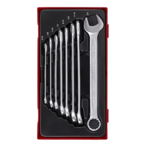 TENG 8PCE AF COMBINATION SPANNER SET 5/16-3/4" - TC-TRAY