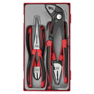 TENG 4PCE PLIER SET TPR GRIP Q TT1