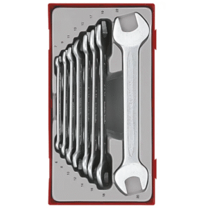 TENG 8PCE DBL OPEN-END SPANNER SET 6-22MM - TC-TRAY