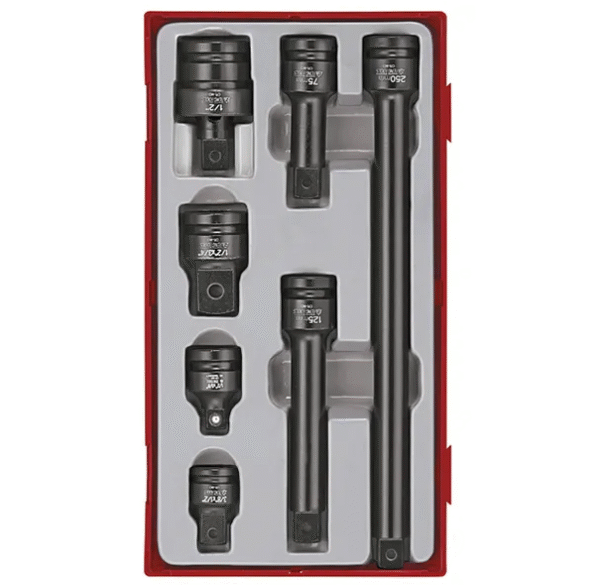 TENG 7PCE 1/2" DR. IMP ACC SET (D ) - TC-TRAY