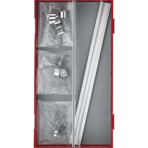 TENG 32PCE SOCKET CLIP RAIL SET 1/4-3/8-1/2" - TC-TRAY