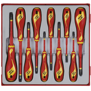 TENG 10PCE MD 1000V VDE SCREWDRIVER SET - TTD-TRAY