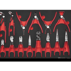 TENG 14PCE PLIER SET VINYL GRIP Q (EVA)