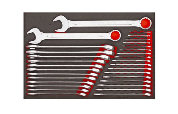 TENG 31PCE METRIC COMBINATION SPANNER SET (EVA)