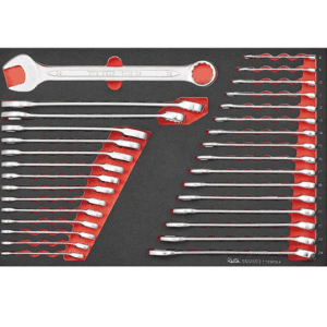 TENG METRIC COMBINATION & RATCHETING SPANNER SET 31 PCE