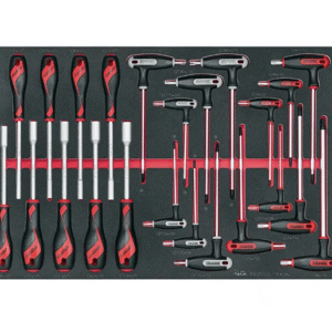 TENG 23PCE NUT & T-HANDLE DRIVER SET (EVA)