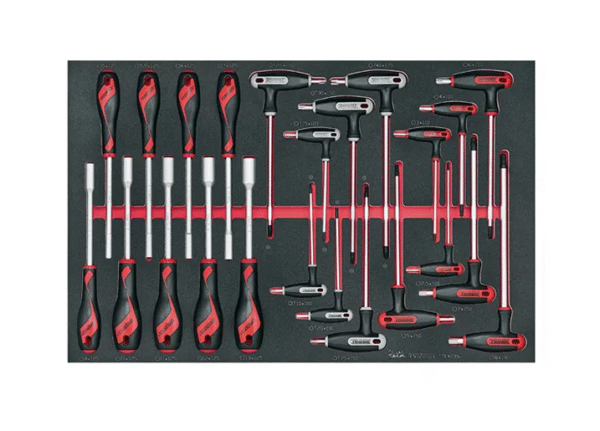 TENG 23PCE NUT & T-HANDLE DRIVER SET (EVA)