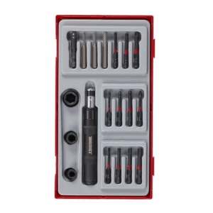 TENG 19PCE 1/4" DR. IMPACT DRIVER SET - TC-TRAY