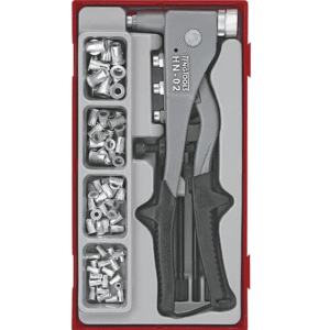 TENG 81PCE H/DUTY NUT RIVET SET W/ NUTSERTS - TC-TRAY