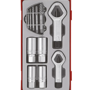 TENG 11PCE STUD & NUT REMOVER SET - TC-TRAY