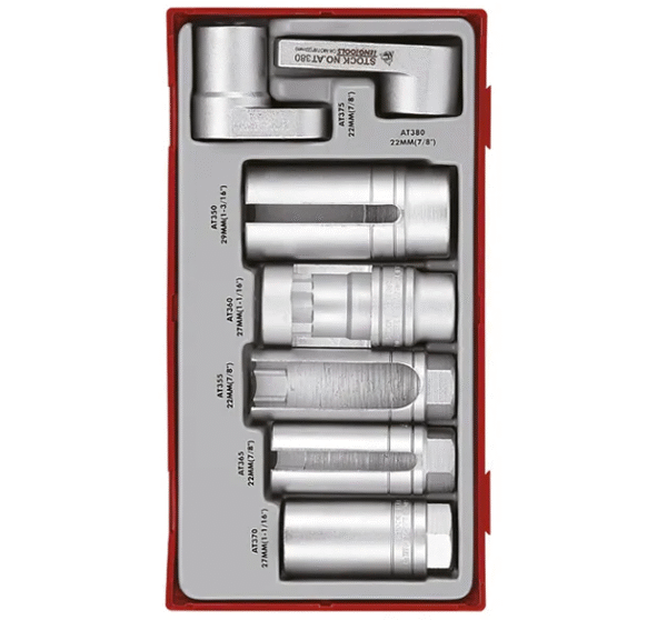 TENG 7PCE 3/8&1/2" DR. SPECIALIST SOCKET SET-TC-TRAY