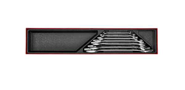 TENG 7PCE AF SPANNER SET DBL. OPEN END 1/4-1-1/4" - TTX-TRAY