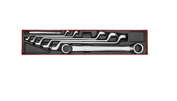 TENG 7PCE AF SPANNER SET DBL. RING 1/4-1-1/4" - TTX-TRAY
