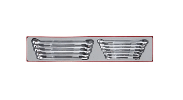 TENG 12PC COMBINATION LONG SPANNER SET 8-19MM - TTX-TRAY