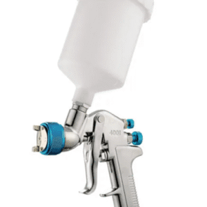 ITM AIR SPRAY GUN GRAVITY FEED, PROFESSIONAL, 1.4MM & 2.0MM NOZZLES, 600ML PLASTIC POT