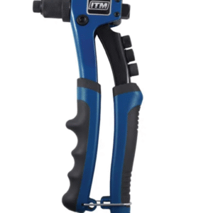 ITM RIVETER, HAND PROFESSIONAL DIE CAST ALUMINIUM 3 JAW, 2.4 TO 4.8MM NOZZLES