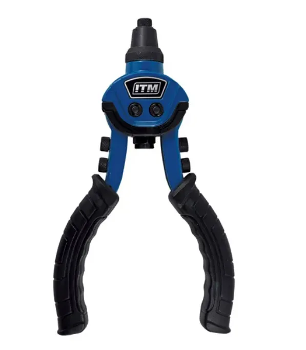ITM RIVETER, TWIN HANDLE EASY PULL 2.4 TO 6MM NOZZLES