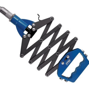 ITM RIVETER, LAZY TONG 3 JAW, 3.2 TO 6.4MM NOZZLES