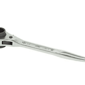RATCHET PODGER WRENCH, STUBBY CRANKED HANDLE 19MM X 24MM, 240MM LENGTH