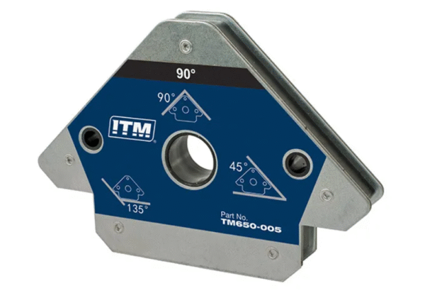 MULTI-ANGLE WELDING MAGNET,50KGS FORCE, 115MM, 45°,90° & 135°