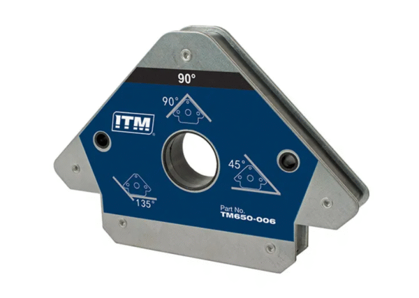 MULTI-ANGLE WELDING MAGNET, 75KGS FORCE, 145MM, 45°,90° & 135°