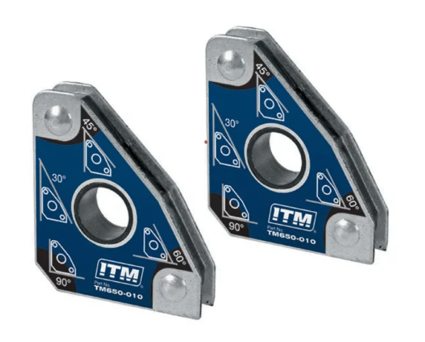 MULTI-ANGLE WELDING MAGNET, 40KGS FORCE, 110MM, 30°,45°,60°,90° & 165°, POWERFUL NdFeB MAGNET