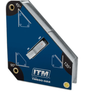 SWITCHABLE WELDING MAGNET, 55KGS FORCE, 150MM, 45°, 90° & 135°, POWERFUL NdFeB MAGNET