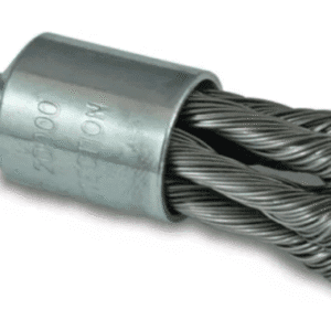 ITM TWIST KNOT END BRUSH STAINLESS STEEL 25MM, 1/4" ROUND SHANK