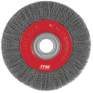 ITM CRIMP WIRE WHEEL BRUSH STAINLESS STEEL