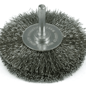 ITM CRIMP WIRE WHEEL BRUSH STAINLESS STEEL HIGH SPEED