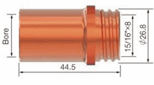 NOZZLE 13MM 400A FIX STD TW PK2