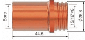 NOZZLE 13MM FIXED 500AMP TW PK2