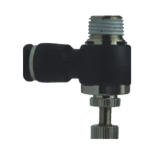 PUSH FIT FITTING, SPEED CONTROLLER ELBOW, 1/8"  X 4MM