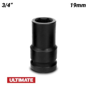 Ultimate Tools 60142019 3/4" Drive 19mm Metric Deep Impact Socket