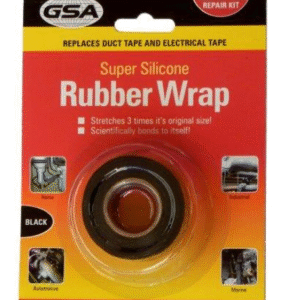GSA SILICONE RUBBER WRAP TAPE BLACK