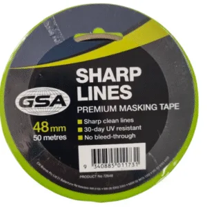 GSA SHARP LINES 30-DAY MASKING TAPE 48MM X 50M