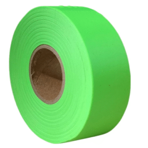 GSA FLAGGING TAPE LIME GREEN 25MM X 75M