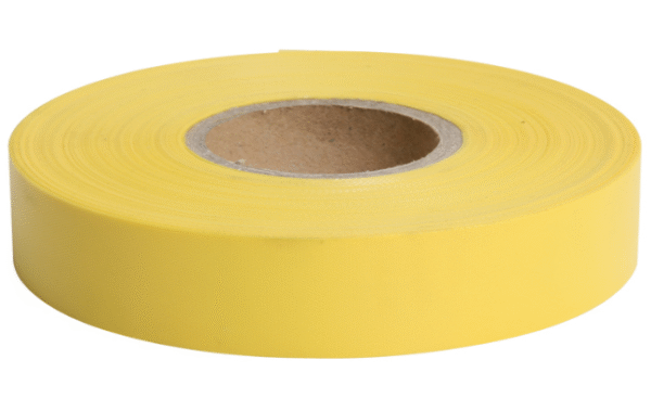 GSA FLAGGING TAPE YELLOW 25MM X 75M